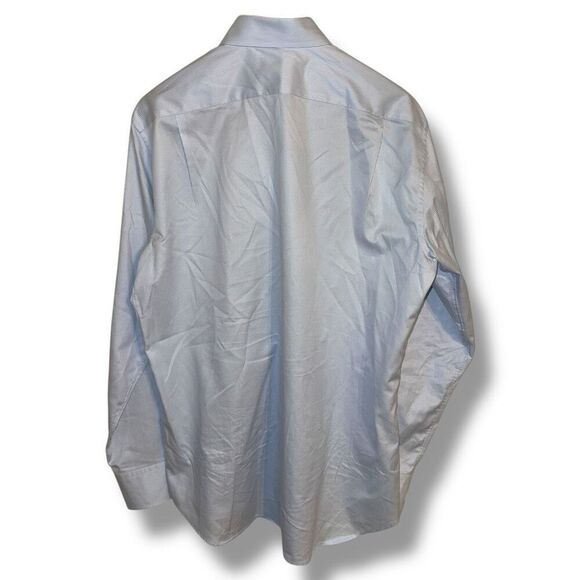 Stenstroms Bengal Stripe Fitted Body Twofold Cotton Super Dress Shirt 17 XL - Picture 9 of 9